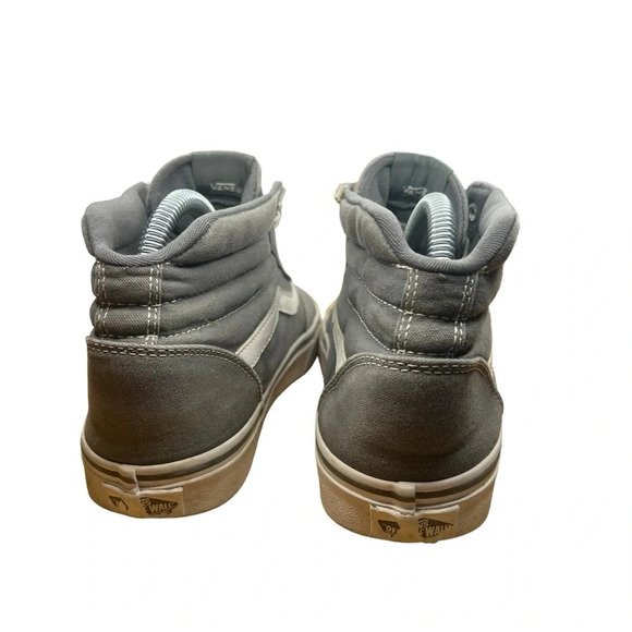 Vans Sk8-Hi Top Sneaker - Frost Gray Canvas Canvas Shoes - Women's 7.5 - Picture 8 of 11